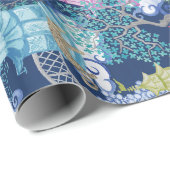 Leopard-Party in der Pagoden-Walddunkelheit Geschenkpapier (Rolleneckpunkt)