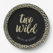 Leopard Party Plate Two Wild Pappteller (Vorderseite)