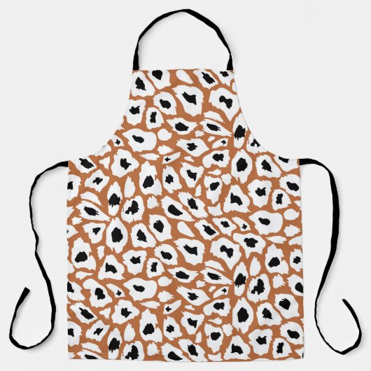 Leopard pattern, afrikanisches Tier Print Design Schürze (Vorderseite)
