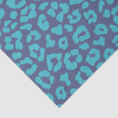 Leopard Pattern-Blue- Seidenpapier (Detail)
