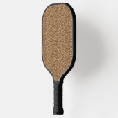 Leopard Pattern Brown Pickleball Schläger (Links)