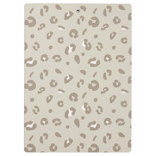 Leopard Pattern Klemmbrett (Rückseite)