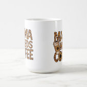 LEOPARD PATTERN MAMA BENÖTIGT KAFFEE-SONNENBLUMENT KAFFEETASSE (Mittel)