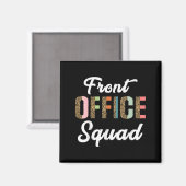 Leopard Pattern School Secretary Admin Front Offic Magnet (Vorderseite/Rückseite)