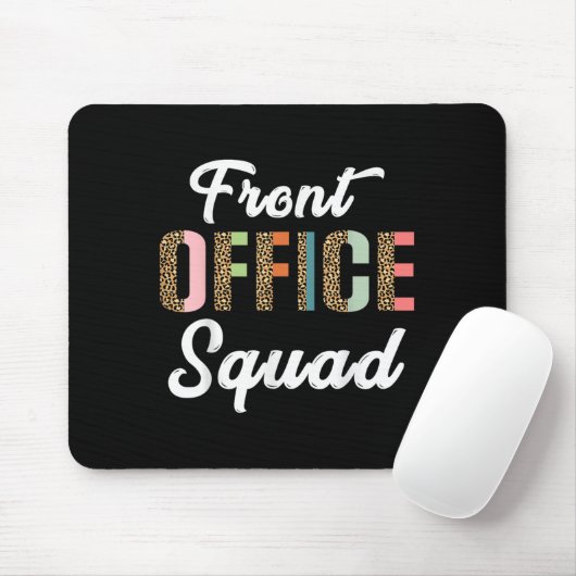 Leopard Pattern School Secretary Admin Front Offic Mousepad (Mit Mouse)
