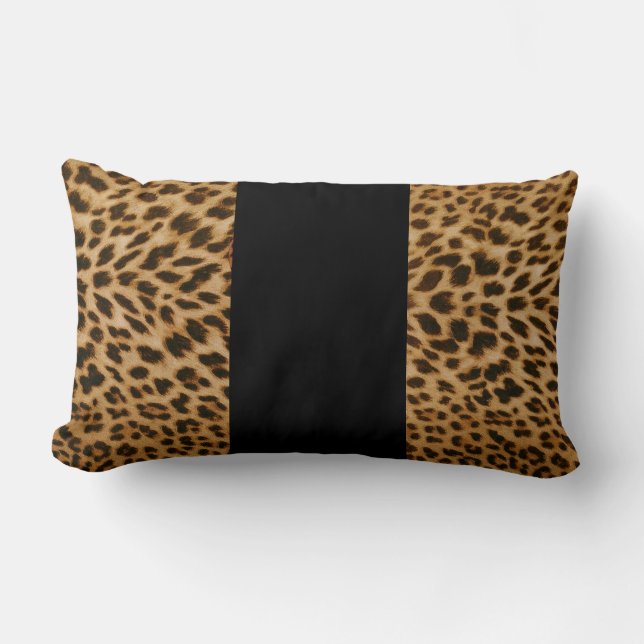 Leopard Pattern Throw Kissen (Vorderseite)
