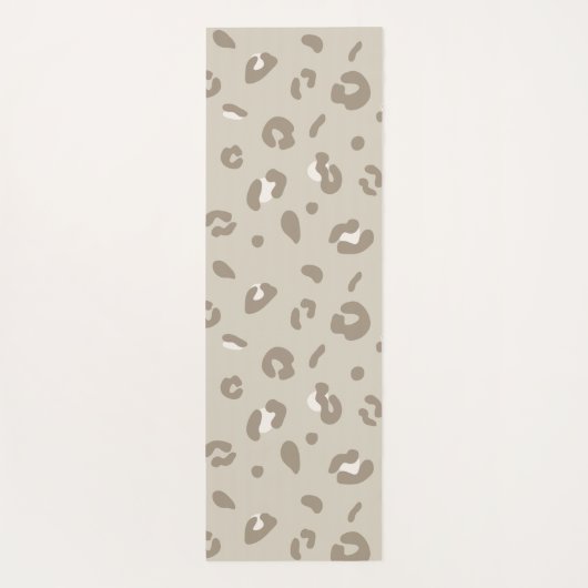 Leopard Pattern Yogamatte (Rückseite)