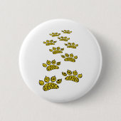 Leopard Paw Print Button (Vorderseite)