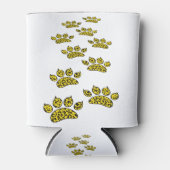 Leopard Paw Print Dosenkühler (Vorderseite)