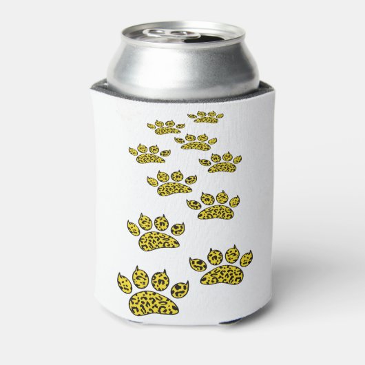 Leopard Paw Print Dosenkühler (Kanne Rückseite)