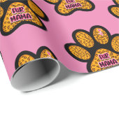Leopard Paw Print Fur Mama Hund Katze Liebhaber Geschenkpapier (Rolleneckpunkt)