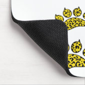 Leopard Paw Print Mousepad (Ecke)