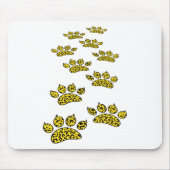 Leopard Paw Print Mousepad (Vorne)
