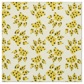 Leopard Paw Print Pattern Stoff (Muster)