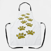 Leopard Paw Print Schürze (Vorderseite)