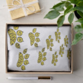 Leopard Paw Print Seidenpapier (Geschenk)