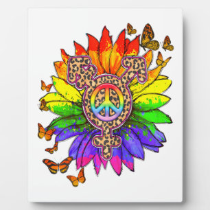 Leopard Pe Schild LGBT Stolz Monat Fotoplatte