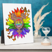 Leopard Pe Schild LGBT Stolz Monat Fotoplatte (Seite)