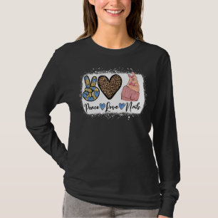 Leopard Peace Liebe Nail Boss Nail Tech Nail Techn T-Shirt
