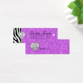 Leopard Pearl Lace Jewels Price Tag Lila (Schreibtisch)