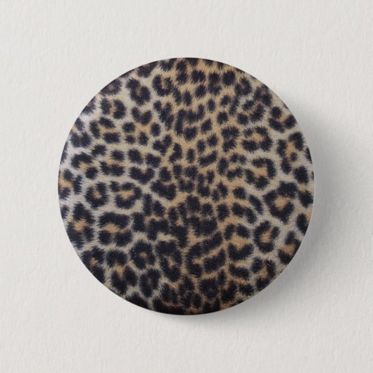 Leopard-Pelz Button (Vorderseite)