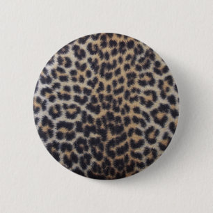Leopard-Pelz Button