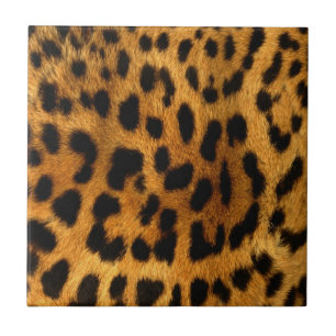 Leopard-Pelz-Druck Fliese