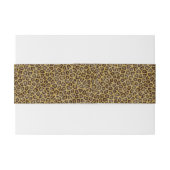 Leopard-Pelz Einladungsbanderole (Rückseitenbeispiel)
