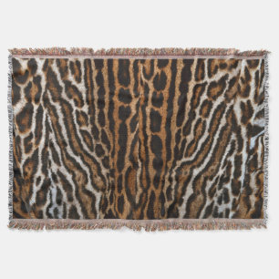 Leopard Pelz Hintergrund Vintage Textur Decke