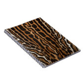 Leopard Pelz Hintergrund Vintage Textur Notizblock (Rechte Seite)