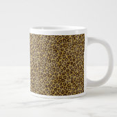 Leopard-Pelz Jumbo-Tasse (Rechts)