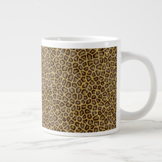 Leopard-Pelz Jumbo-Tasse (Rechts)