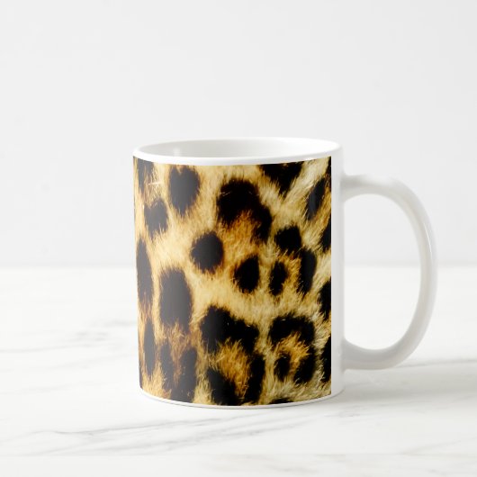 Leopard-Pelz Kaffeetasse (Rechts)