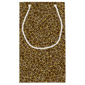 Leopard-Pelz Kleine Geschenktüte (Rückseite)