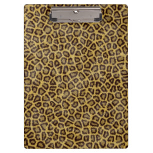Leopard-Pelz Klemmbrett