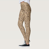 Leopard-Pelz-Muster Leggings (Links)