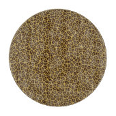 Leopard-Pelz Schneidebrett (Vorderseite)