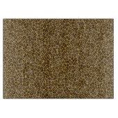 Leopard-Pelz Schneidebrett (Vorderseite)