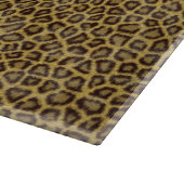 Leopard-Pelz Schneidebrett (Ecke)
