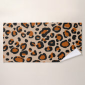 Leopard-Pelzmuster Badehandtuch (Badehandtuch)