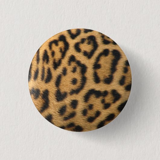 Leopard-Pelzmuster Button (Vorderseite)