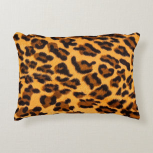 Leopard-Pelzmuster Dekokissen