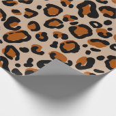 Leopard-Pelzmuster Geschenkpapier (Ecke)
