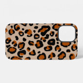 Leopard-Pelzmuster iPhone Hülle (Rückseite (Horizontal))
