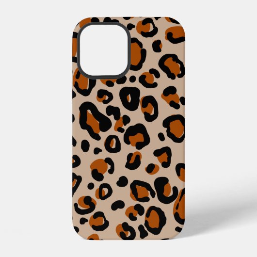 Leopard-Pelzmuster iPhone Hülle (Rückseite)