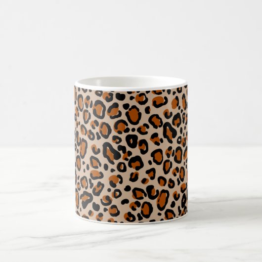 Leopard-Pelzmuster Kaffeetasse (Mittel)