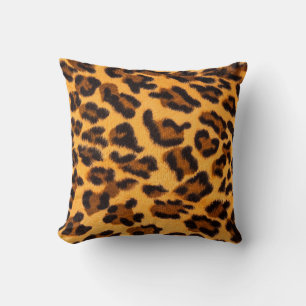 Leopard-Pelzmuster Kissen