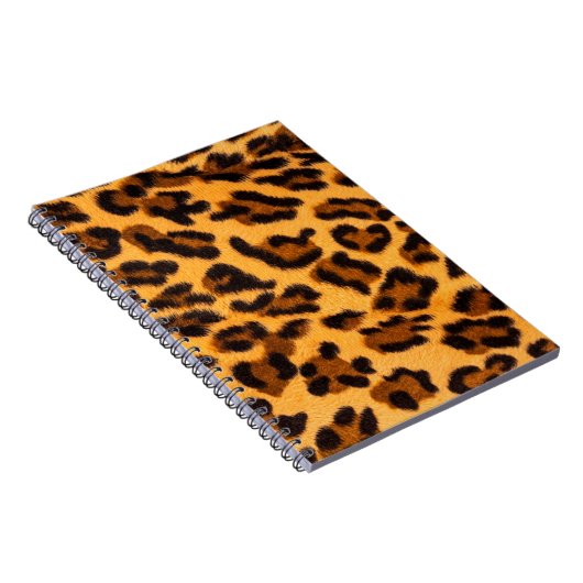 Leopard-Pelzmuster Notizblock (Rechte Seite)