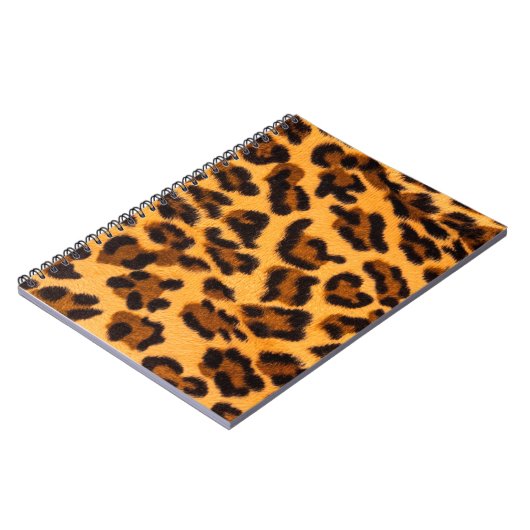 Leopard-Pelzmuster Notizblock (Linke Seite)