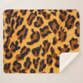 Leopard-Pelzmuster Sherpadecke (Vorderseite (Horizontal))